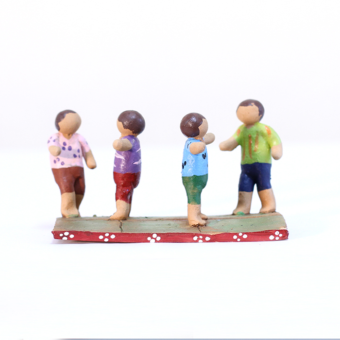 Patintero Clay Filipino Life, Filipino Game