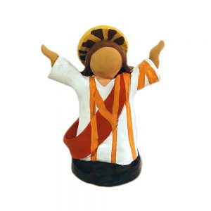 Easter Christ Clay Doll