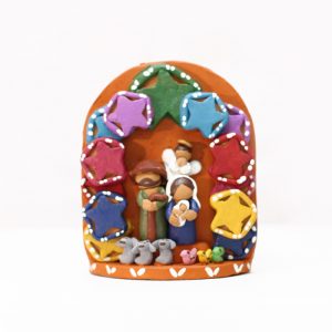 Nativity with Lanterns Clay Nativity