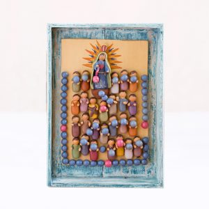 Our Lady of the Rosary Clay Tablet